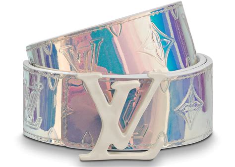 louis vuitton holographic belt|Louis Vuitton belt monogram.